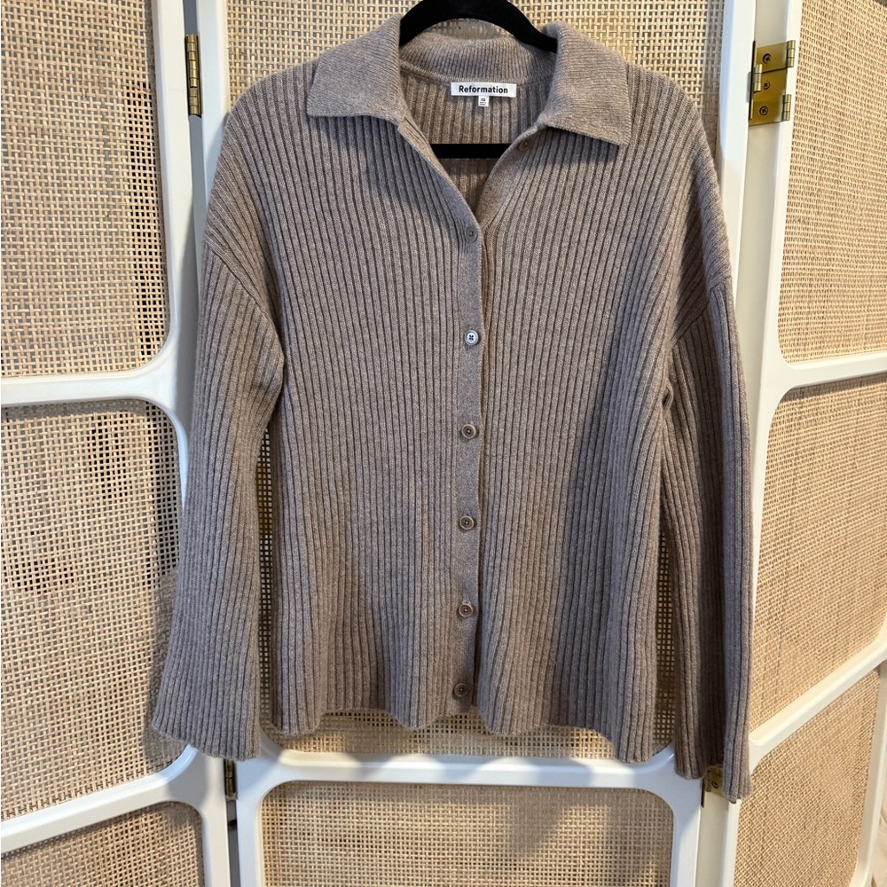 Reformation Fantino Cashmere Cardigan - Picture 2 of 3